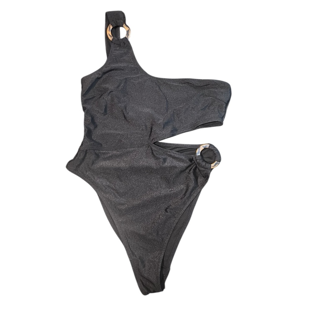 One-Shoulder Cutout Swim One Piece